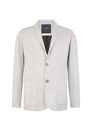 Herno button-fatsening blazer - White