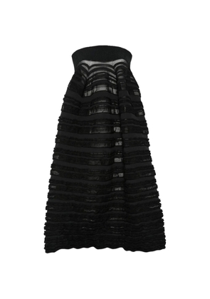 CFCL striped midi dress - Black