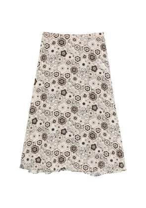 ASPESI printed midi skirt - Neutrals