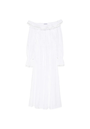 Les Filles d'Eva lace-trim maxi dress - White