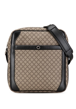 Gucci Pre-Owned 2000-2015 Diamante Coated Canvas Zip crossbody bag - Brown