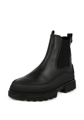 GABOR leather ankle boots - Black