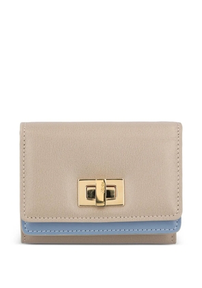 FENDI small Way trifold wallet - Neutrals