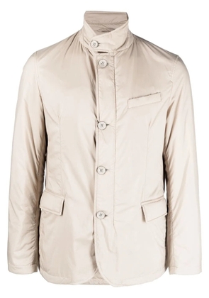 Herno padded single-breasted jacket - Neutrals