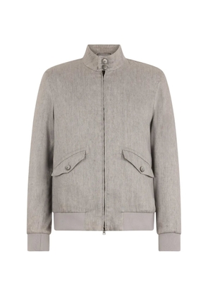 Herno high-neck bomber jacket - Grey