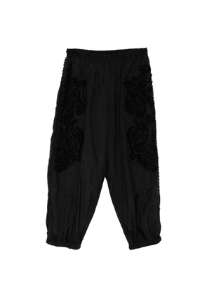 Taakk ruffled trousers - Black