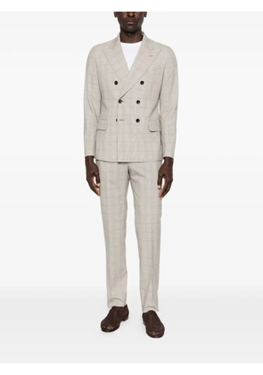 Reveres 1949 double-breasted patterned suit - Neutrals