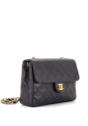 CHANEL Pre-Owned Square Classic Flap Bag Quilted Lambskin Small shoulder bag - Black