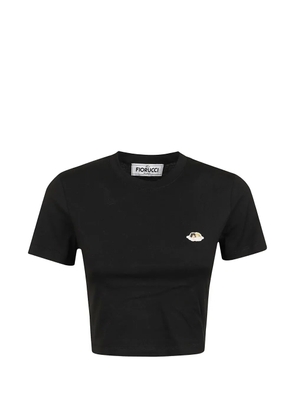 Fiorucci angels-patch T-shirt - Black