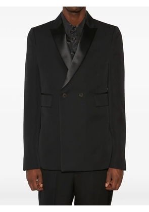 SAPIO double-breasted wool blazer - Black