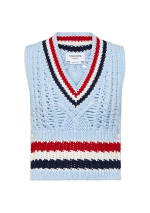 Thom Browne knitted vest - Blue