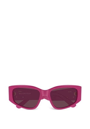 Balenciaga Eyewear geometric-frame sunglasses - Pink