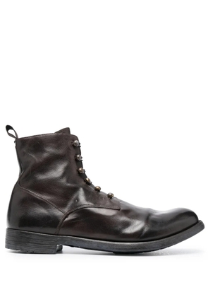 Officine Creative Hive 051 leather ankle boots - Brown