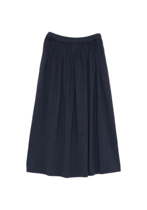 Ma'ry'ya elasticated-waistband midi skirt - Blue