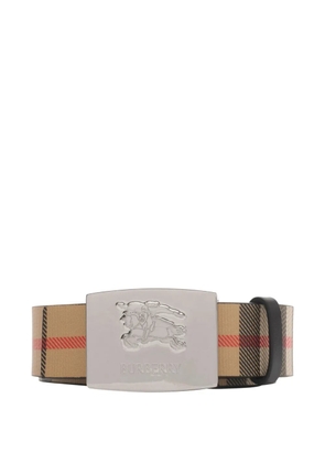 Burberry checked reversible belt - Neutrals