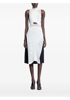 HALOS cut-out turtleneck top - White