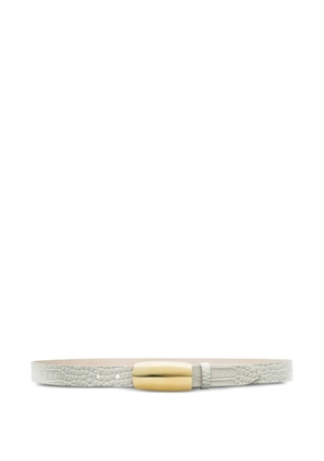 L'Agence Marlowe leather belt - Neutrals