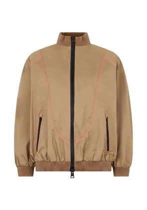 Herno zip-up high-neck bomber jacket - Neutrals