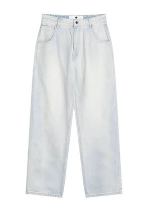 NEW AMSTERDAM logo-patch jeans - Blue