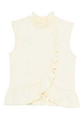 SANDRO mock-neck blouse - Yellow