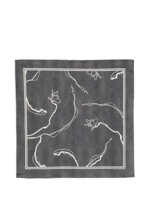 Paura printed scarf - Grey