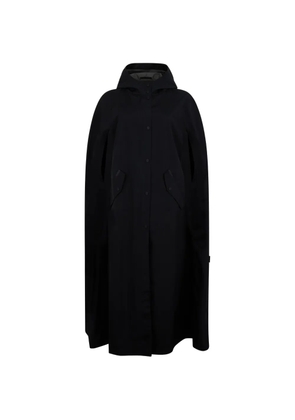 Herno hooded single-breasted coat - Black