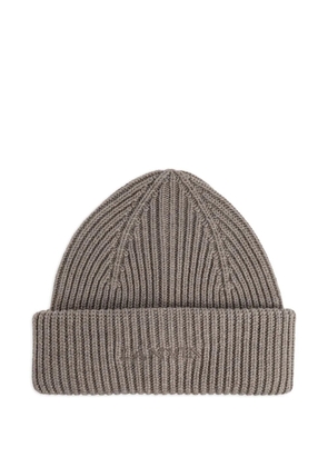 Lanvin ribbed-knit beanie - Grey