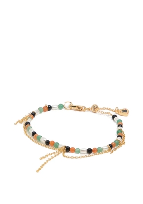 Bimba y Lola beaded chain bracelet - Gold