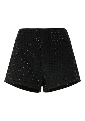 PINKO rhinestoned shorts - Black