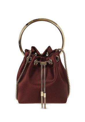 Jimmy Choo Bon Bon ring-handle tote bag - Red