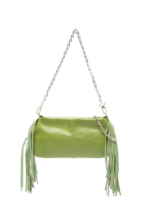 Maje Miss M fringed clutch bag - Green