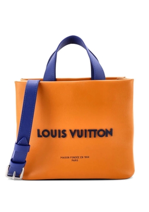 Louis Vuitton Pre-Owned Shopping Leather Mini tote bag - Orange