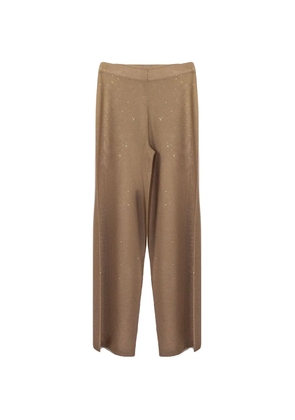 Kangra sequin-embellished trousers - Neutrals