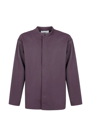 Studio Nicholson Karst grandad collar shirt - Purple