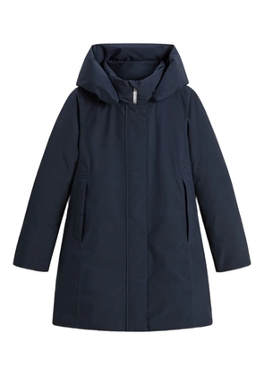 Woolrich hooded zip coat - Blue