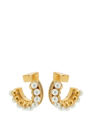 Ferragamo pearl-embellished earrings - Gold