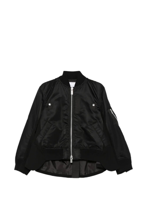 sacai zip-pocket bomber jacket - Black