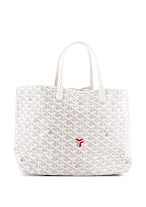 Goyard Pre-Owned Saint Louis Claire Voie Coated Canvas PM tote bag - White
