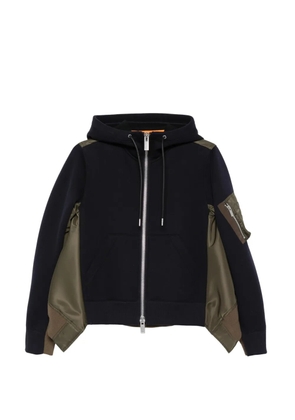 sacai zip-up jacket - Blue