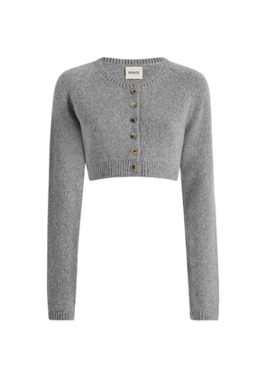KHAITE long sleeve cardigan - Grey