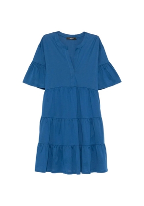 Weekend Max Mara Wkdsaggina V-neck mini dress - Blue