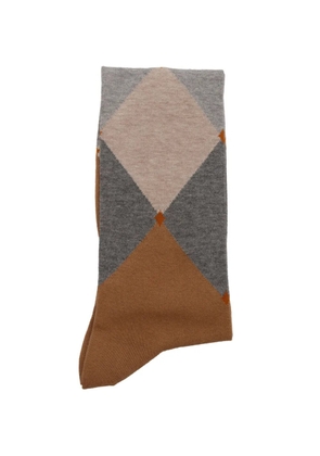 Ballantyne argyle socks - Brown