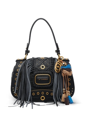 La Carrie Jungle fringed handbag - Black
