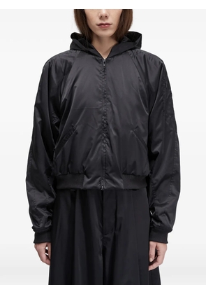 Osklen hooded bomber jacket - Black