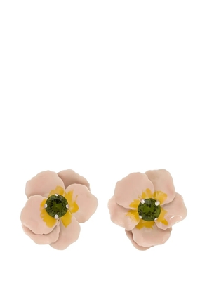 Simone Rocha Blooming Poppy earrings - Silver