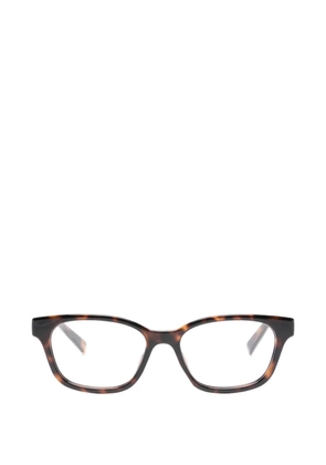 Gucci Eyewear logo-deatil glasses - Brown