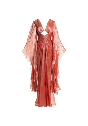 Maria Lucia Hohan Greta cut-out maxi dress - Orange