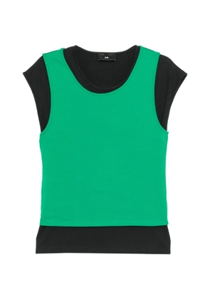 LII layered sleeveless T-shirt - Green
