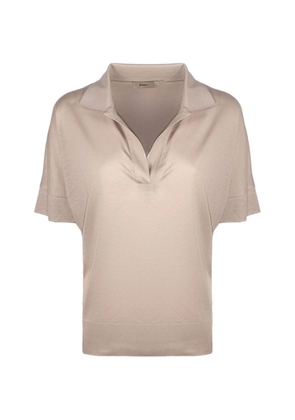 Herno short-sleeve polo shirt - Pink