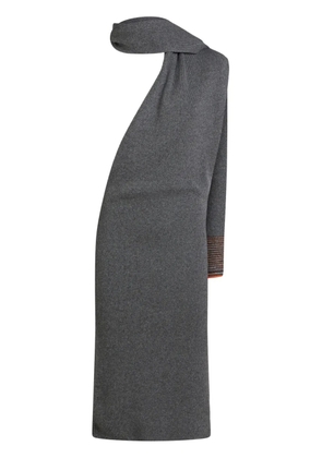 ETRO ribbed-knit midi dress - Grey